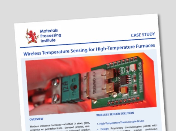 Wireless Temperature Sensing for High-Temperature Furnace