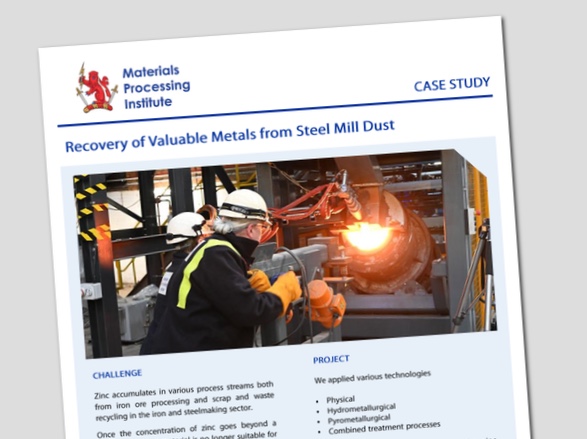Recovery of Valuable Metals from Steel Mill Dust