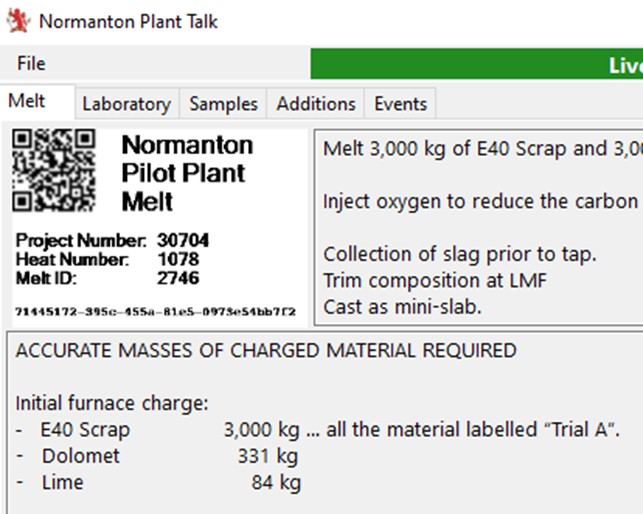 Plant talk screen